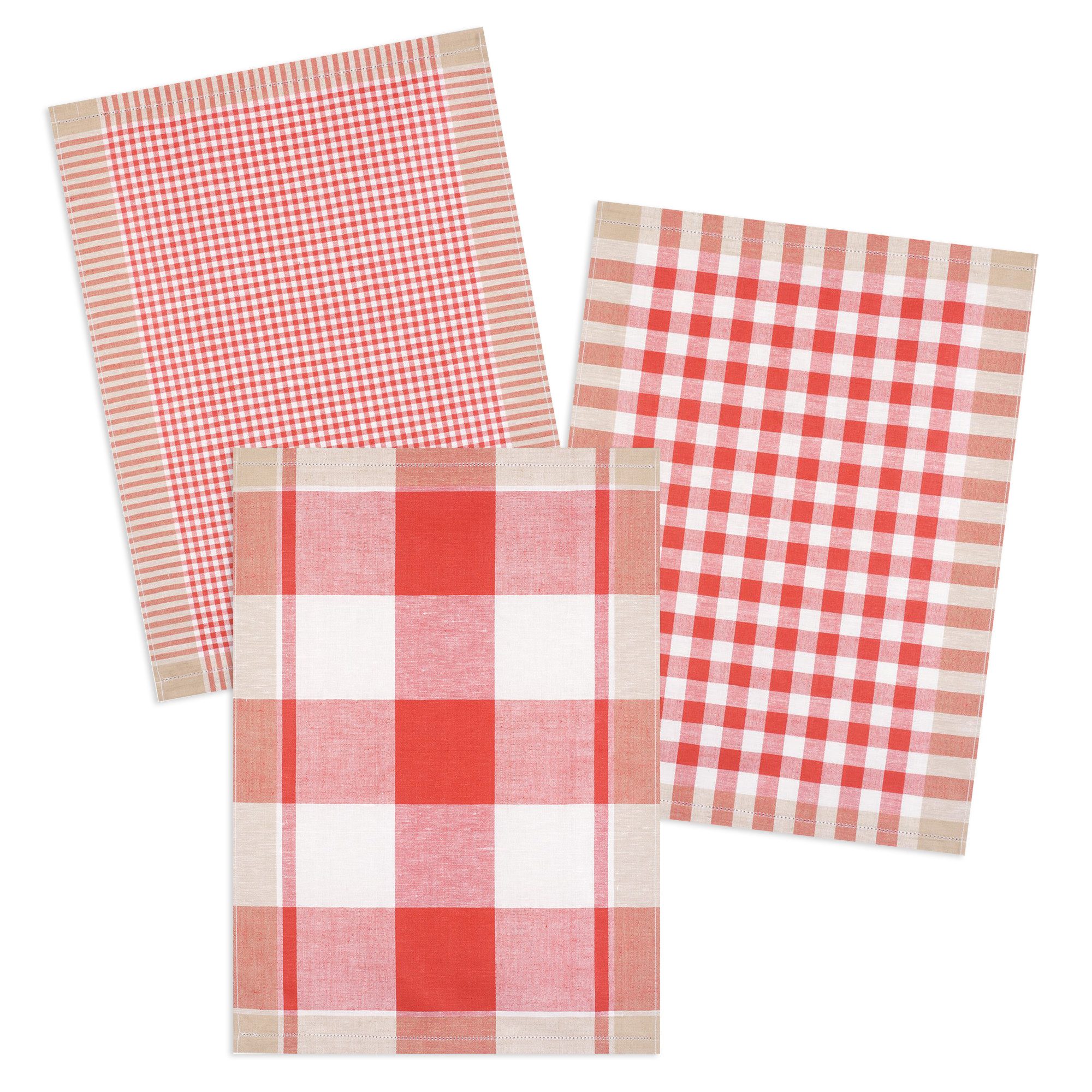 Kracht Geschirrtuch Landhaus, (Set, 3-tlg., Set), günstig online kaufen