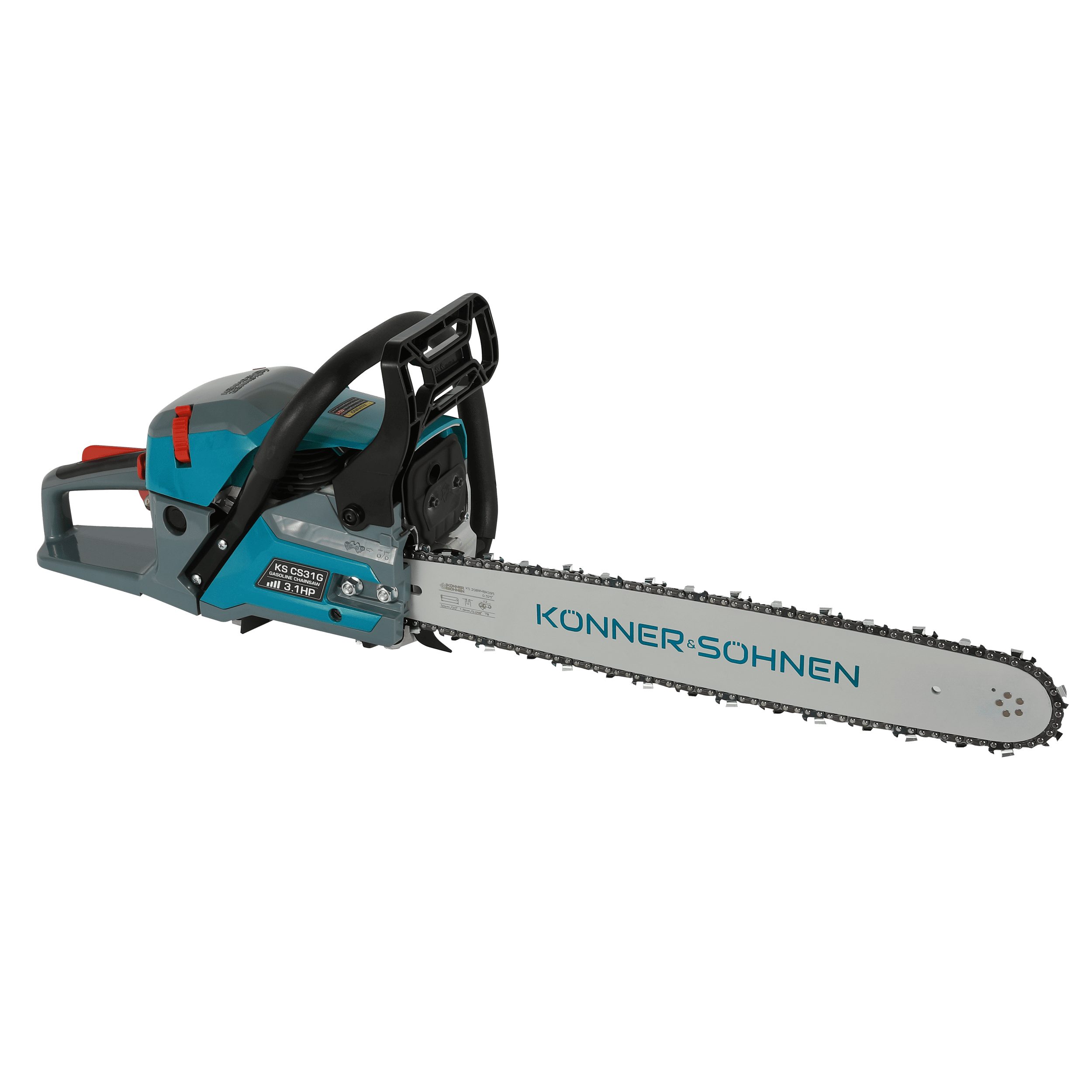 Könner & Söhnen Benzin-Kettensäge KS CS31G-20, 20” (50 cm) 54.5 cm3, 1-tlg.