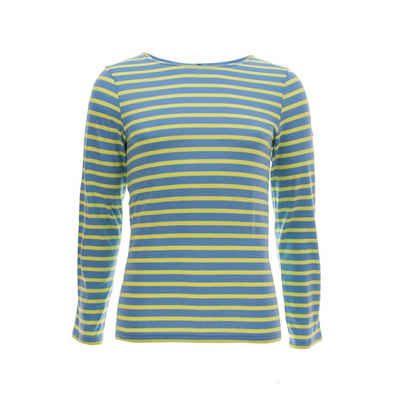 Saint James Langarmshirt 9858 Unisex Shirt Minquiers Modern mit Streifen aus Baumwolle