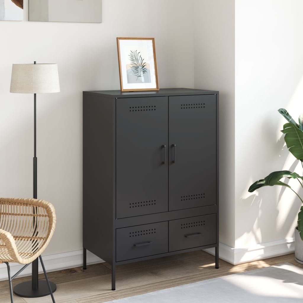 vidaXL Highboard Highboard Schwarz 68x39x101,5 cm günstig online kaufen