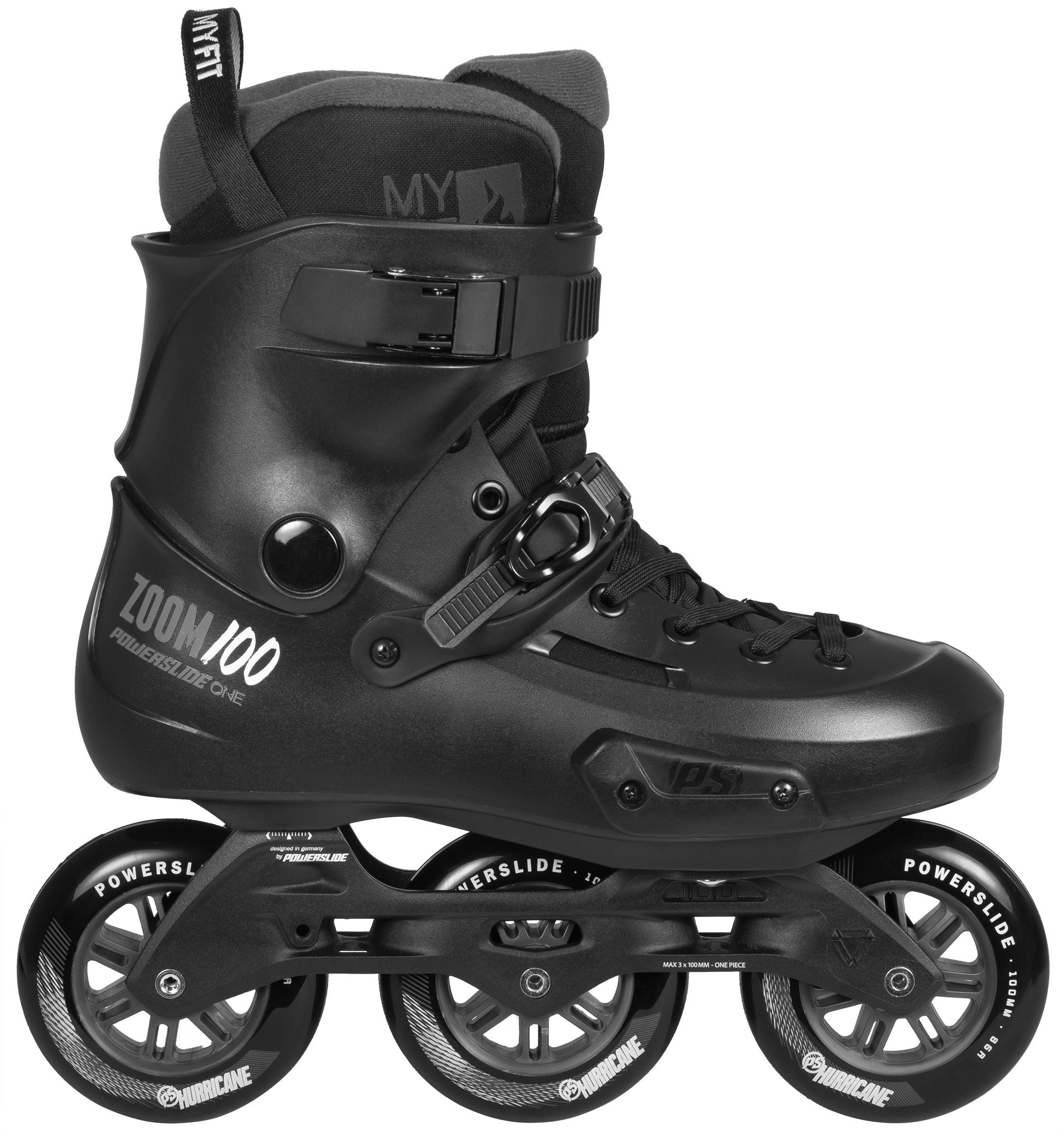 Powerslide Inlineskates Zoom Pro Black 100