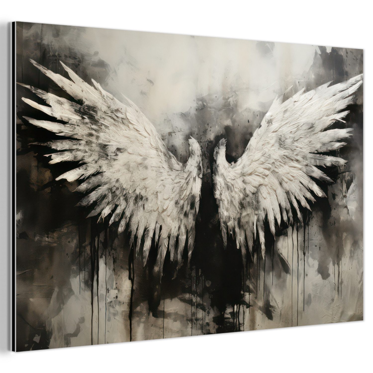 MuchoWow Metallbild Flügel - Engel - günstig online kaufen