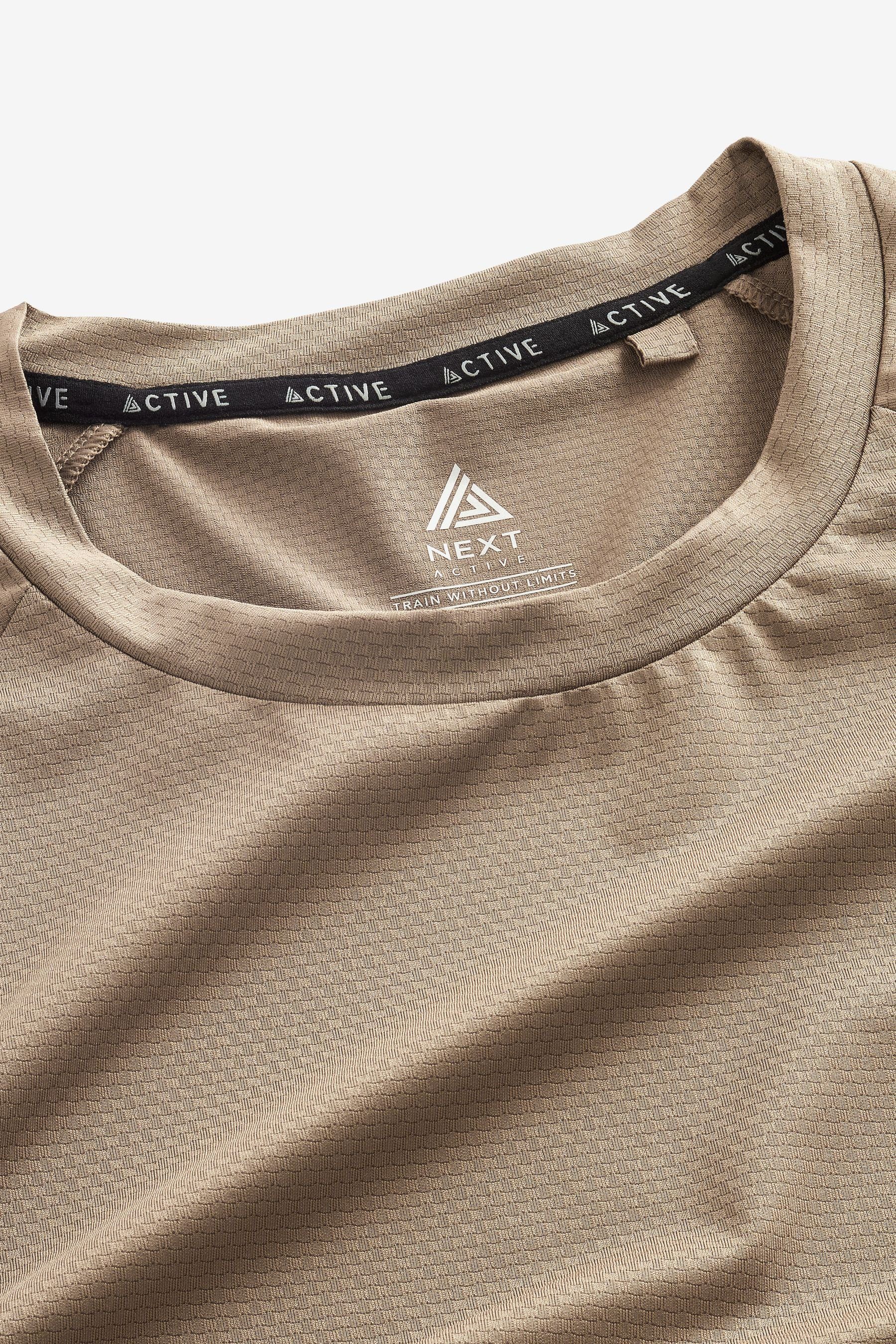 Active Stone (1-tlg) Next Next Strukturiertes T-Shirt Sports Trainingsshirt &