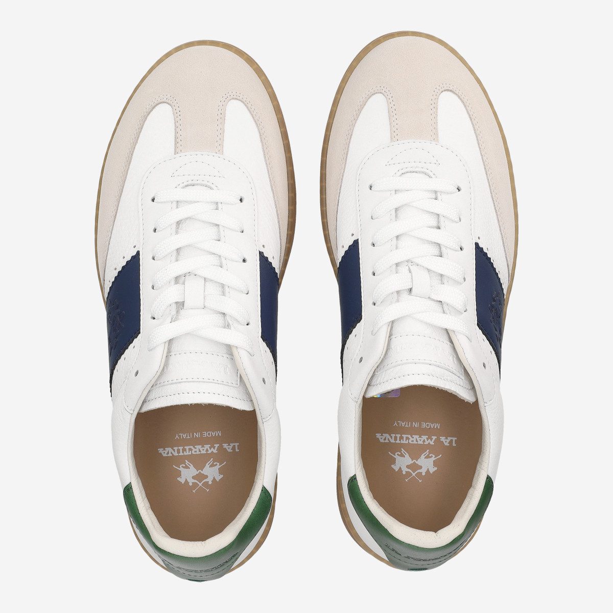 La Martina La Martina SCARPA UOMO, Sneaker, Weiß,kombiniert, Herren Sneaker