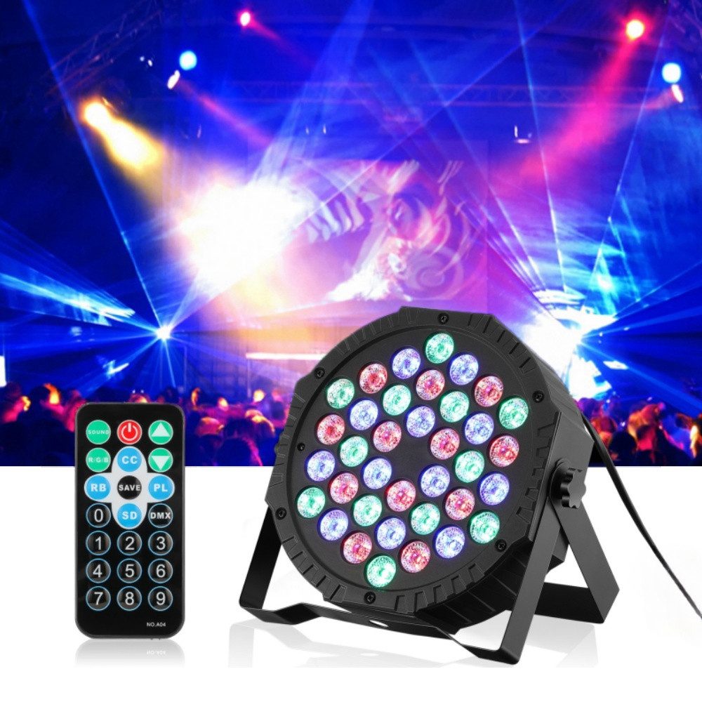 LED Discolicht 36W Disco Partylicht DMX PAR Can Licht RGB Bühnenlicht Party DJ Show