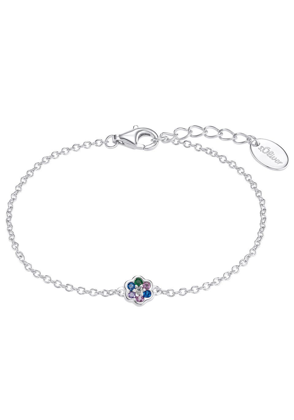 s.Oliver Junior Armband mit Zirkonia (synth) 2034174, Blüte
