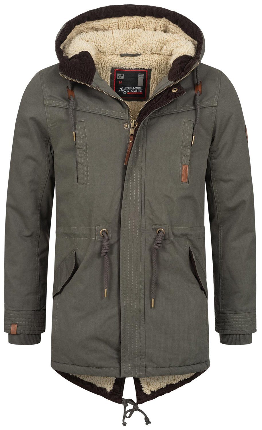 Alessandro Salvarini Winterjacke ASMenara mit warmem Teddyfell