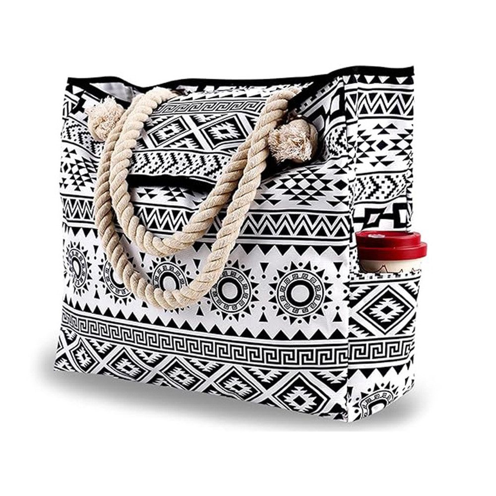 Coonoor Strandtasche Damen Extra Groß Schultertasche Shopper Einkaufstasche Wasserdicht