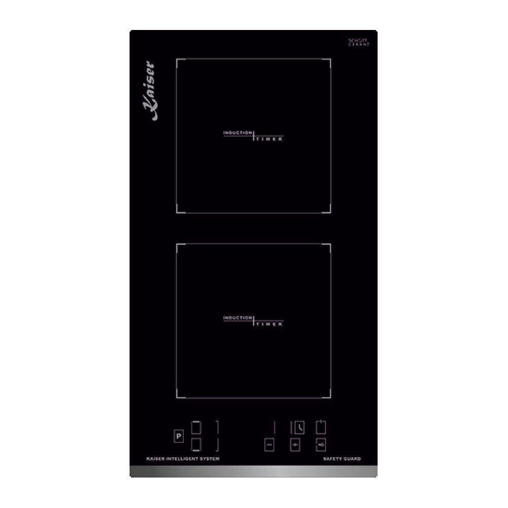 Kaiser Küchengeräte Induktions-Kochfeld, Domino Induktionskochfeld 29 cm, Funktionsdisplay,TouchControl