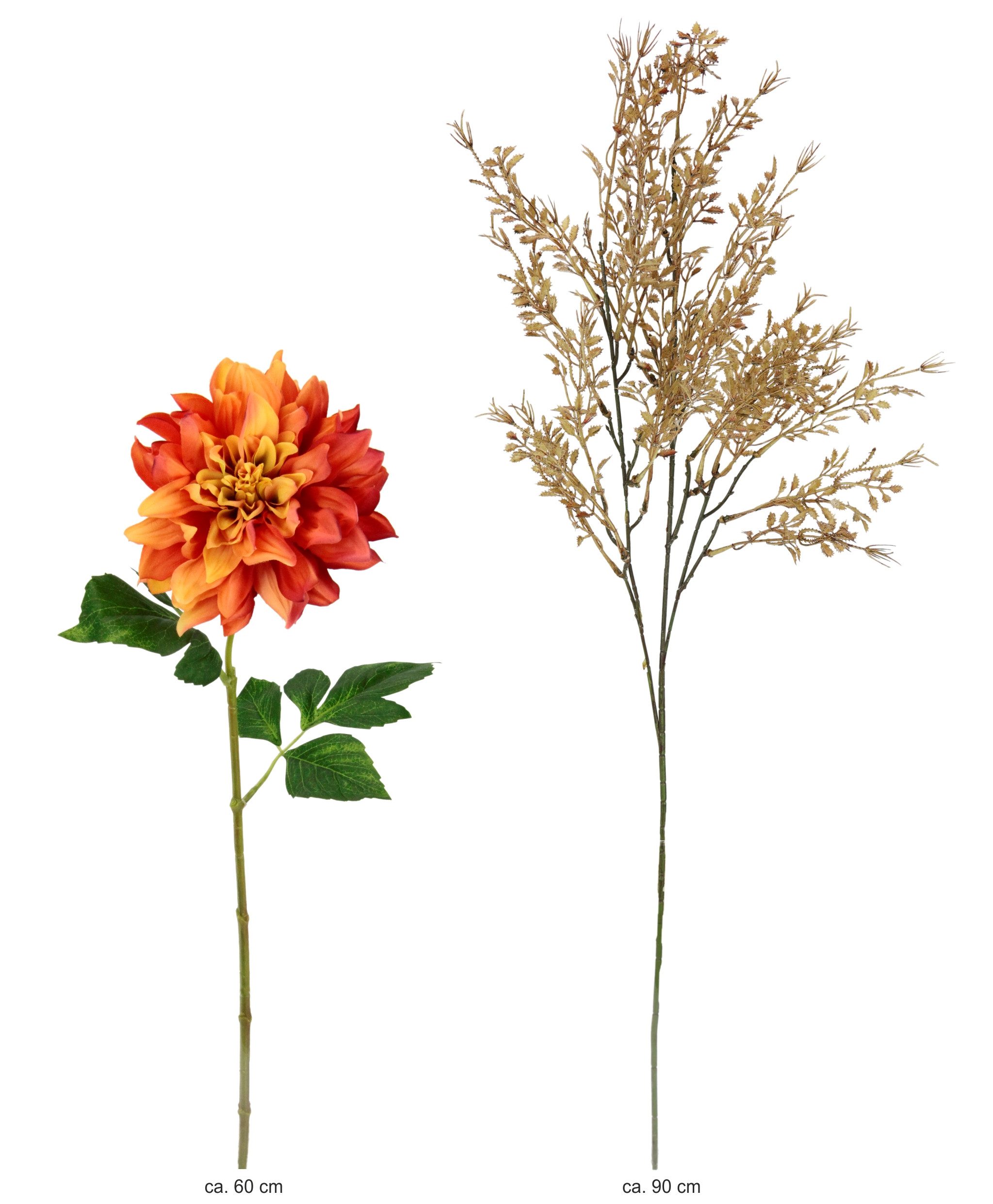 Kunstblumenstrauß Kunstblumen Set Dahlie, I.GE.A., Höhe günstig online kaufen