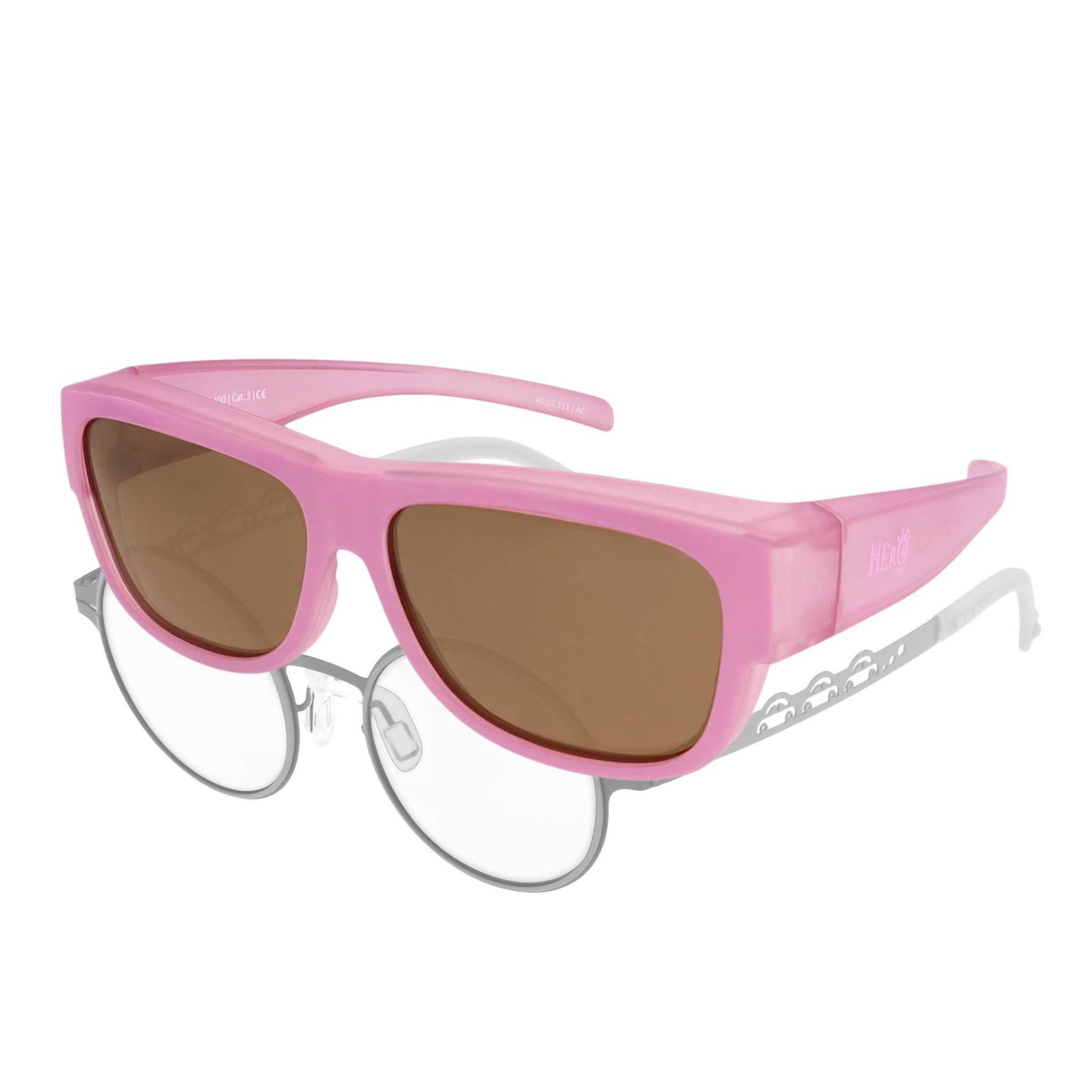 ActiveSol Sonnenbrille Kinder Überzieh-Sonnenbrille Hero Eyes 5-10 Jahre, Polarisiert, UV400
