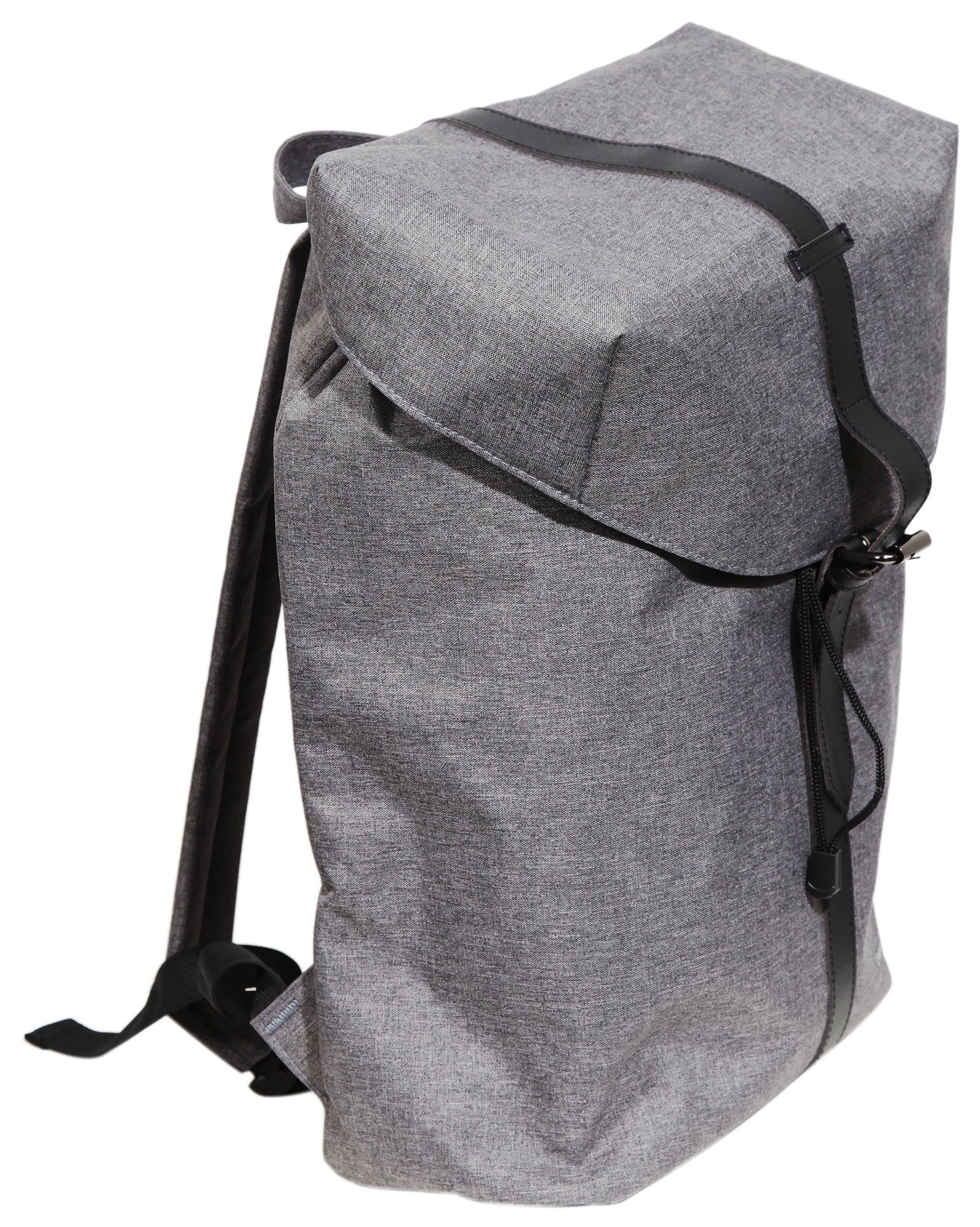 Laptopfach Grau aus Unisex VERRELLI (einzeln) LEONARDO Polyester Melli Tasche Laptoptasche Rucksack mit