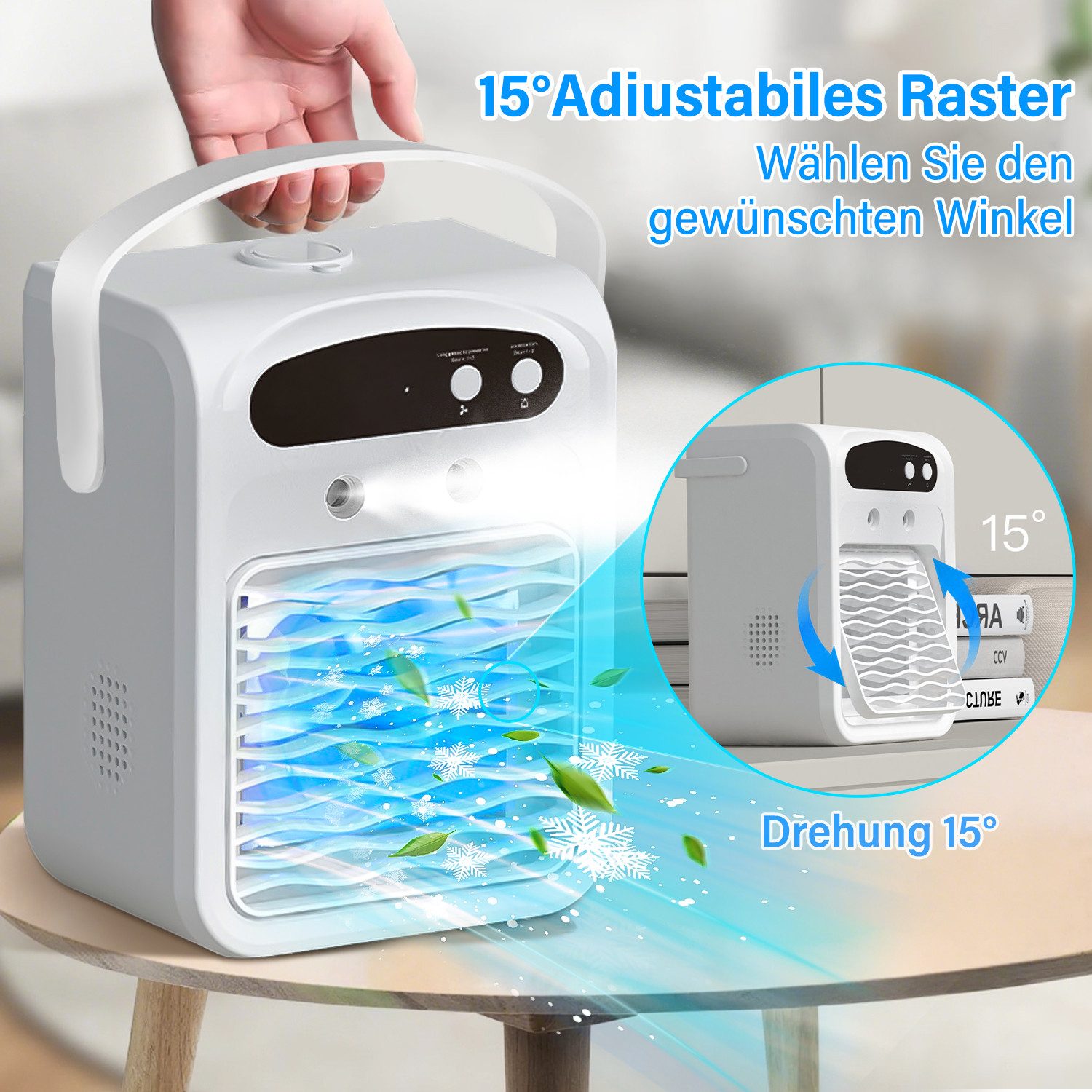 RWEUOQ Standventilator Tragbare Klimaanlage mit 1000ml günstig online kaufen