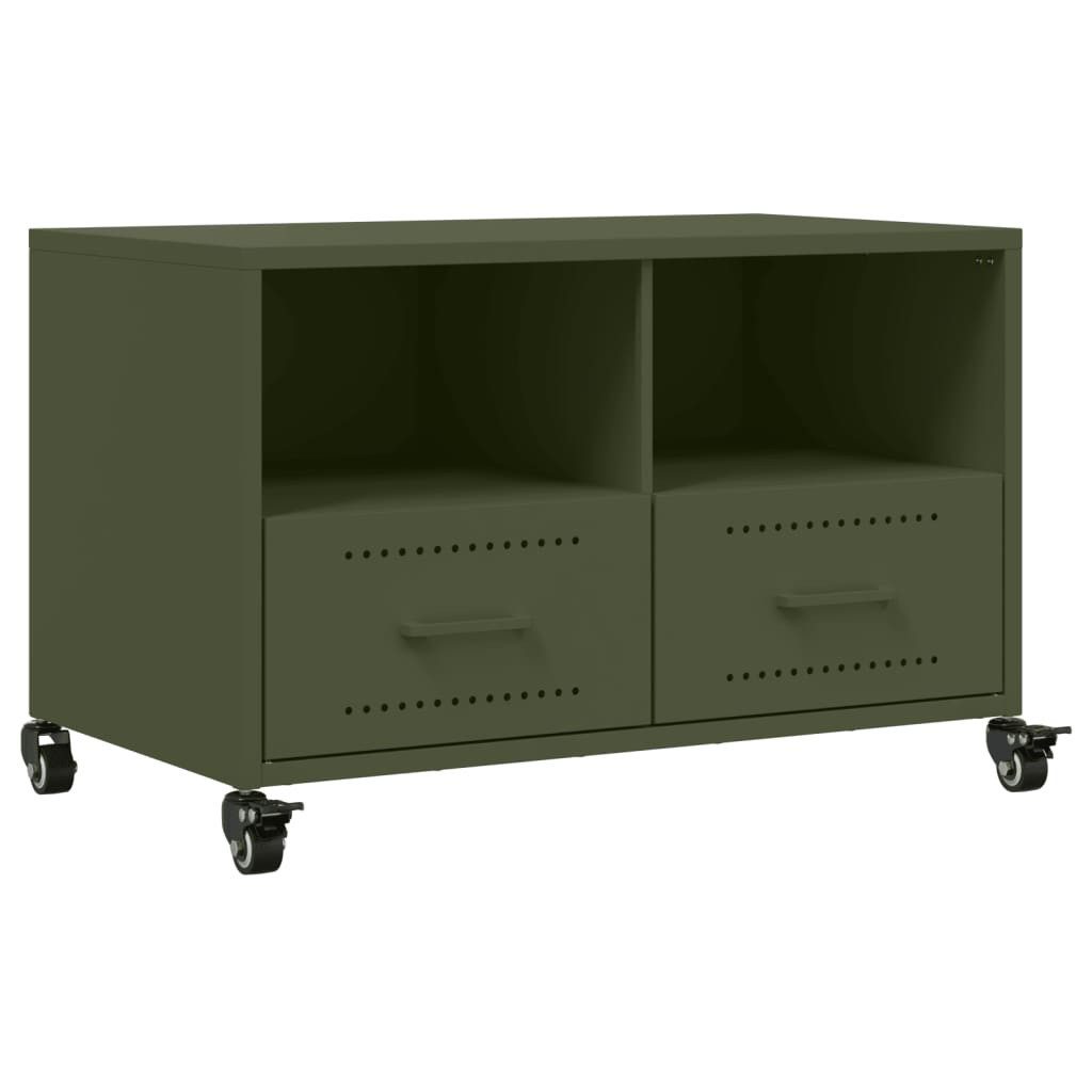 vidaXL TV-Schrank TV-Schrank Olivgrün 68x39x43,5 cm günstig online kaufen