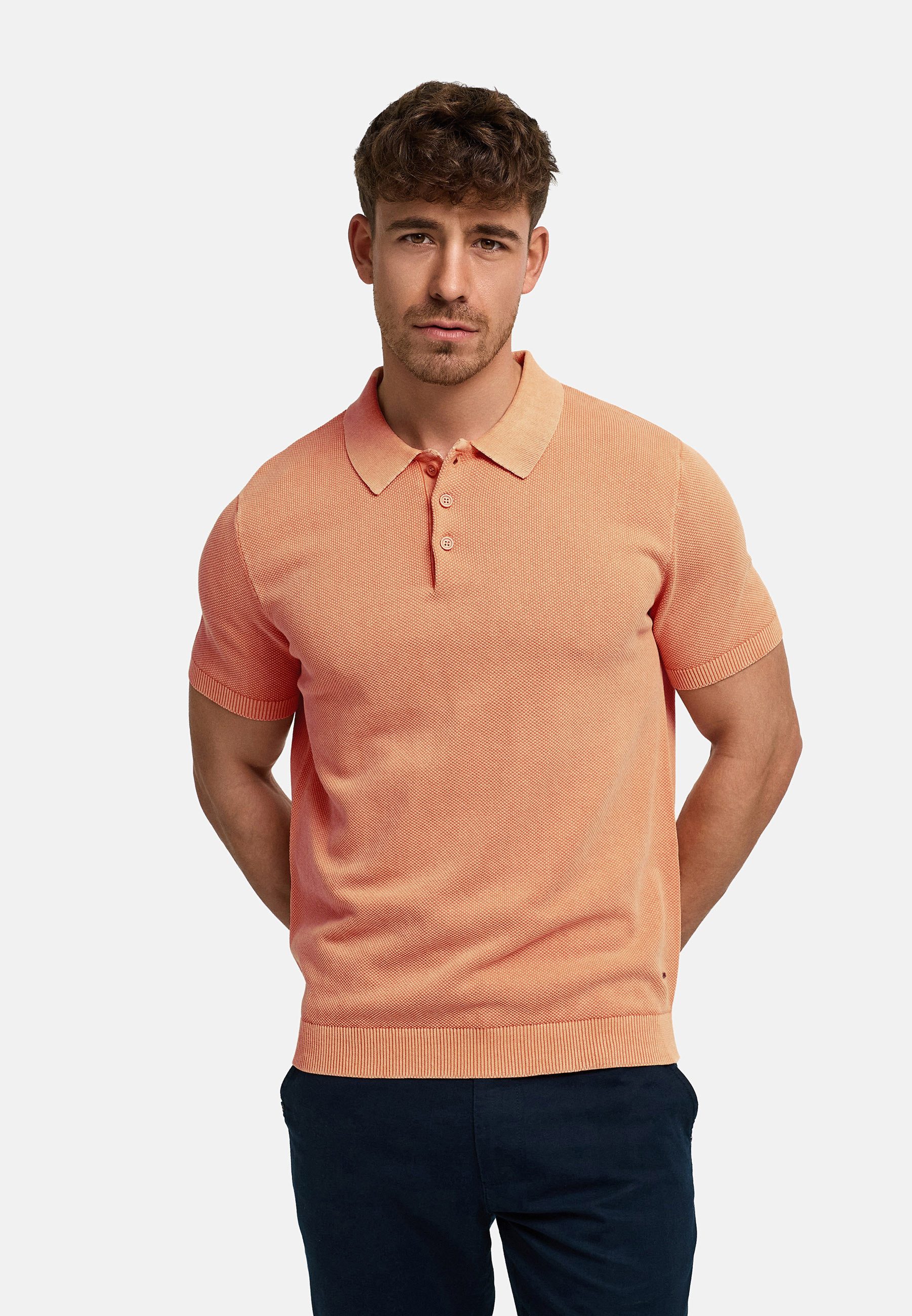 Indicode Poloshirt Herren INVorm Polo Shirt Herrenshirt mit dezent strukturierter Oberfläche für das gewisse Etwas