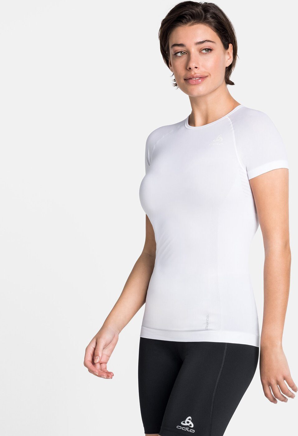 Odlo Funktionsunterhemd BL TOP Crew neck s/s PERFORMAN WHITE