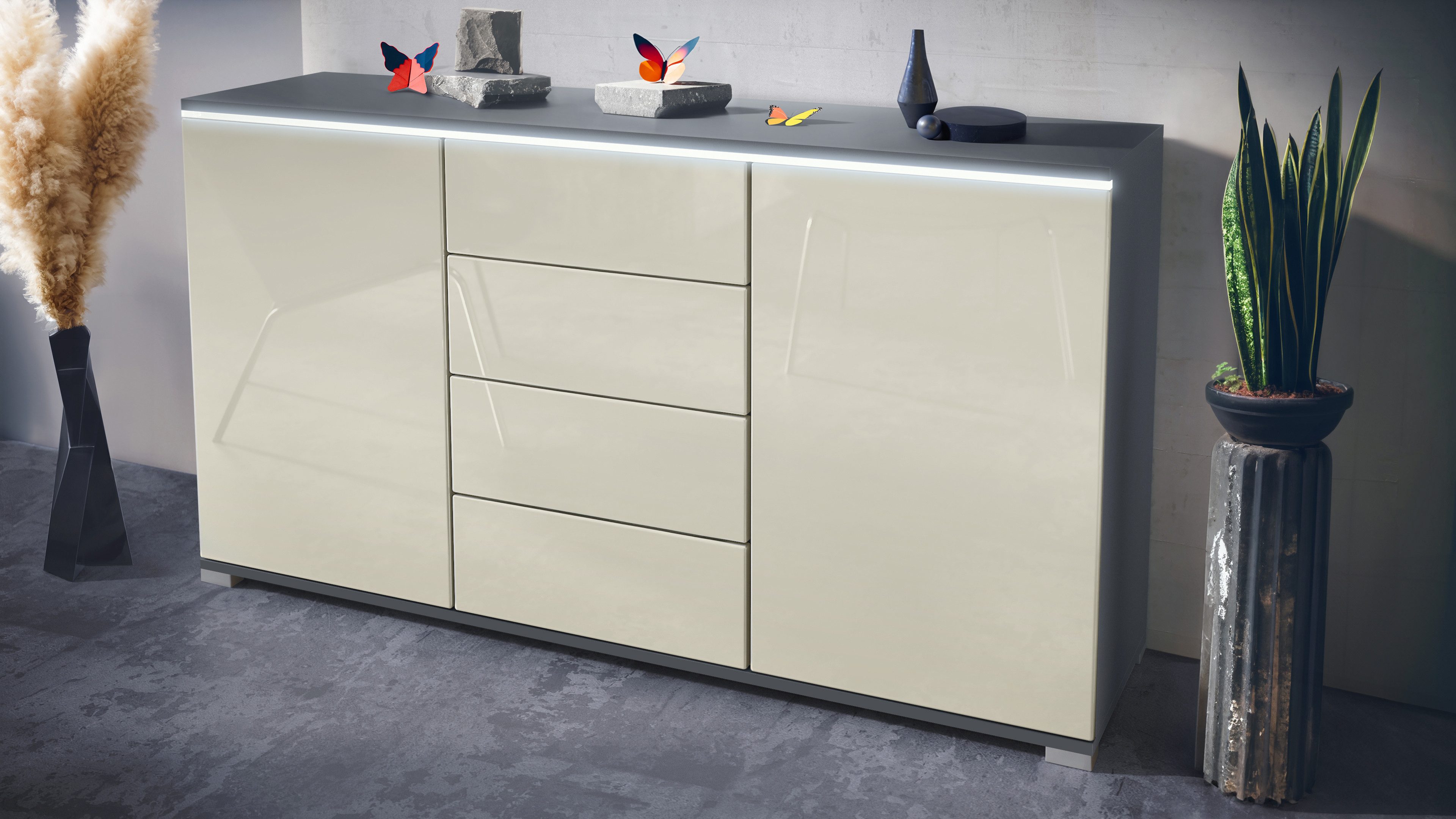 Vladon Sideboard Faro V1 (Kommode mit günstig online kaufen