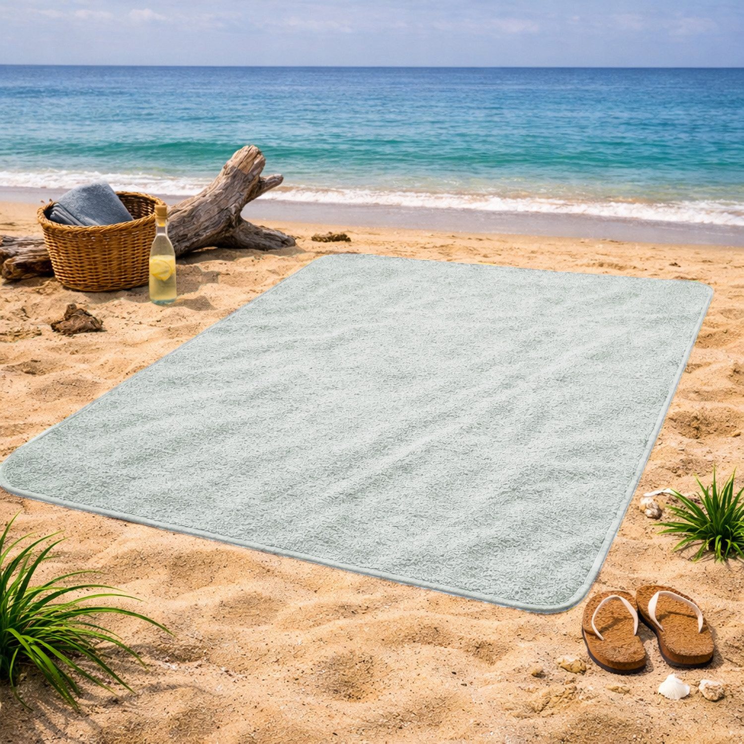 Wohndecke Frotteedecke, KiGATEX, 100% Baumwollfrottee, 150 x 200 cm