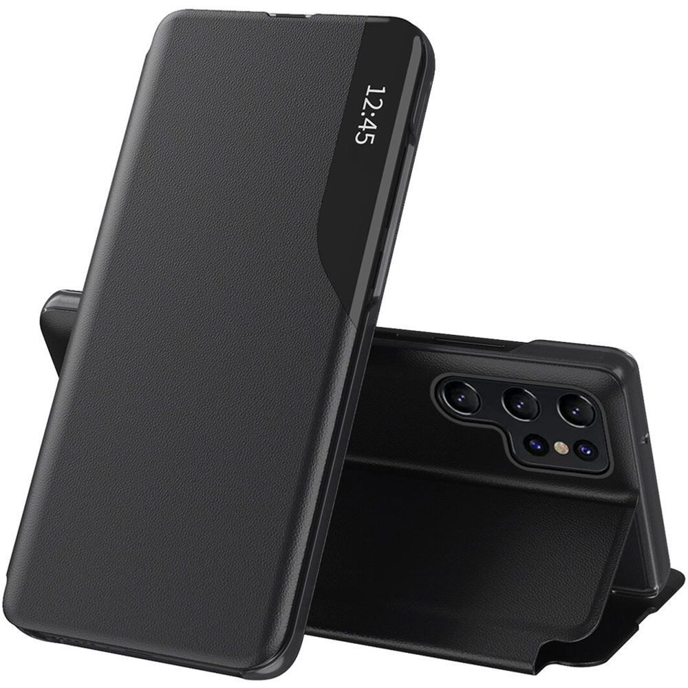 FITSU Handyhülle Handytasche für Samsung Galaxy S25 Ultra Hülle Flipcase Cover 6,9 Zoll, Handyhülle für Samsung Klapphülle Schwarz Bookcase Etui