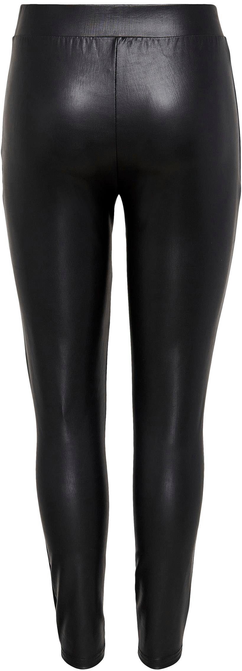 ONLY Lederimitathose COATED Black LEGGING JRS NOOS ONLCOOL