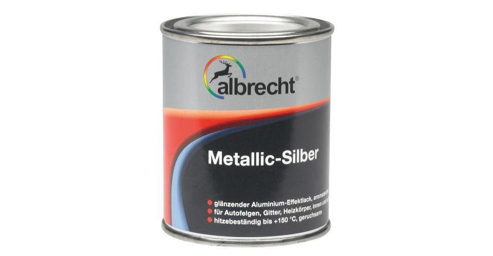 Albrecht Lack Albrecht Metallic-Silber 125 ml silber