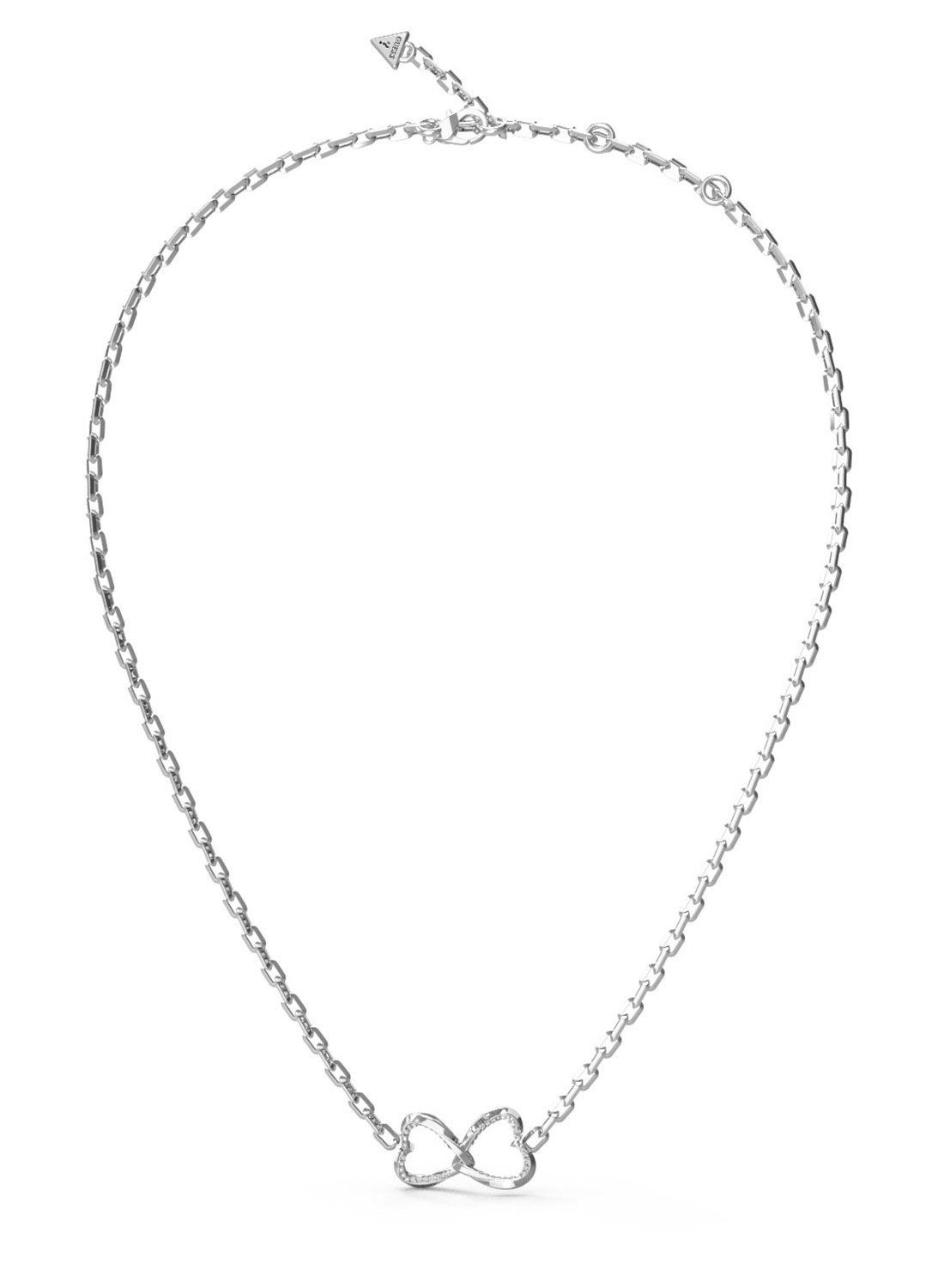 Guess Kette mit Anhänger Herz Silberfar...