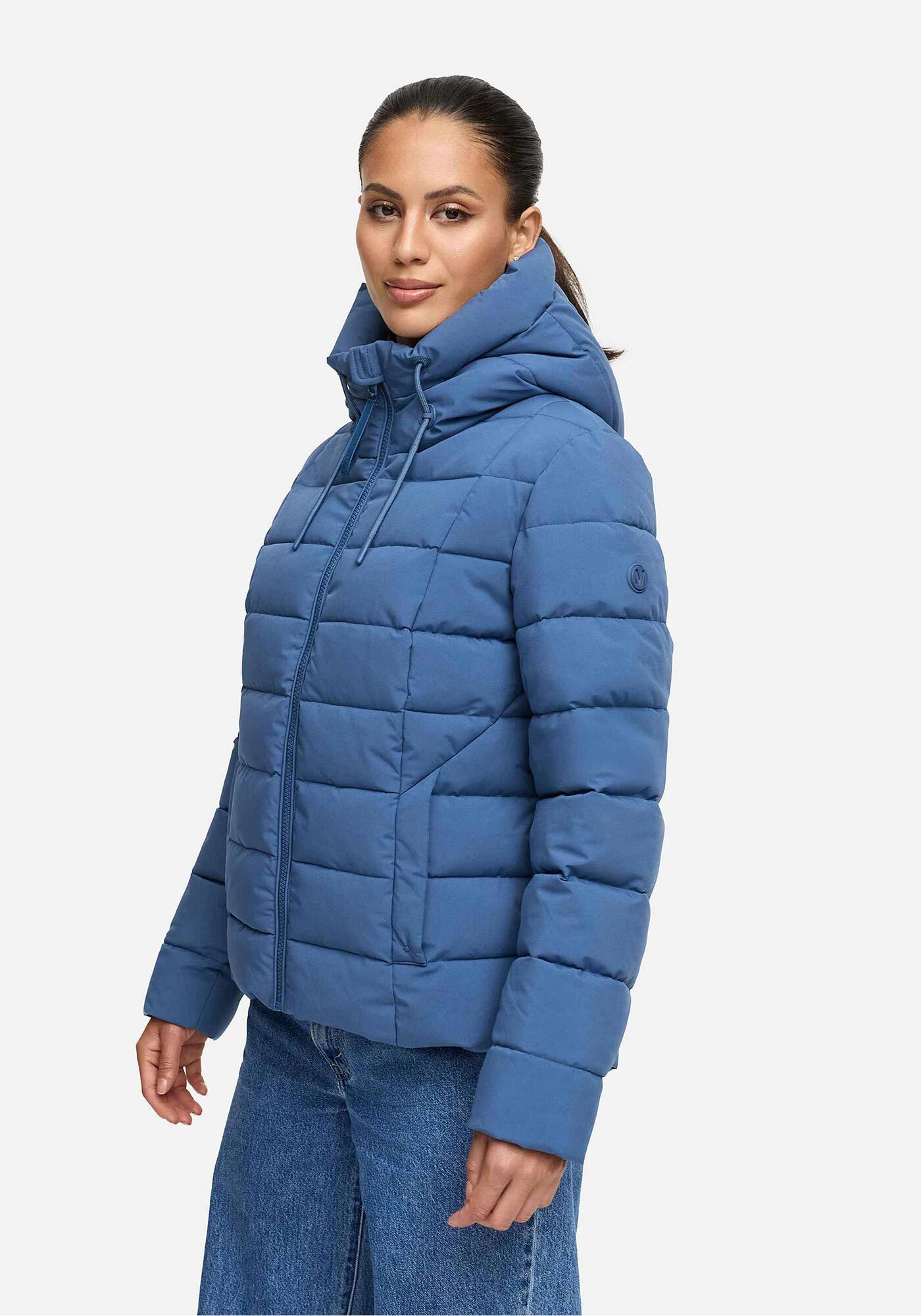 Marikoo Winterjacke Tayenaa mit schmaler Steppung und extra hohem Kragen – Bild 3 von 5