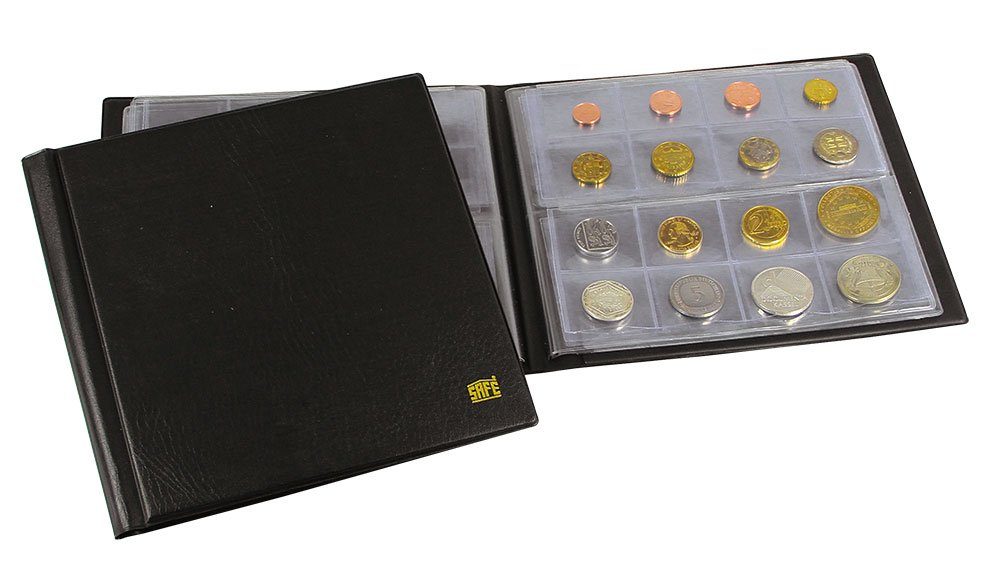 Safe-Album Münzetui Taschen-Münzalbum Big für 192 Münzen
