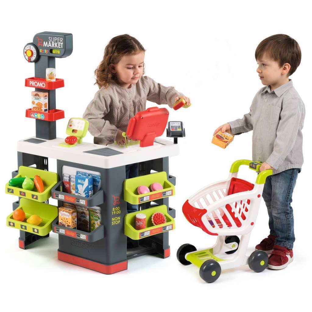 Li’l Woodzeez Supermarkt Set 69-teilig - Spielzeug-Laden Mit Zubehör Für Kinder Ab 3