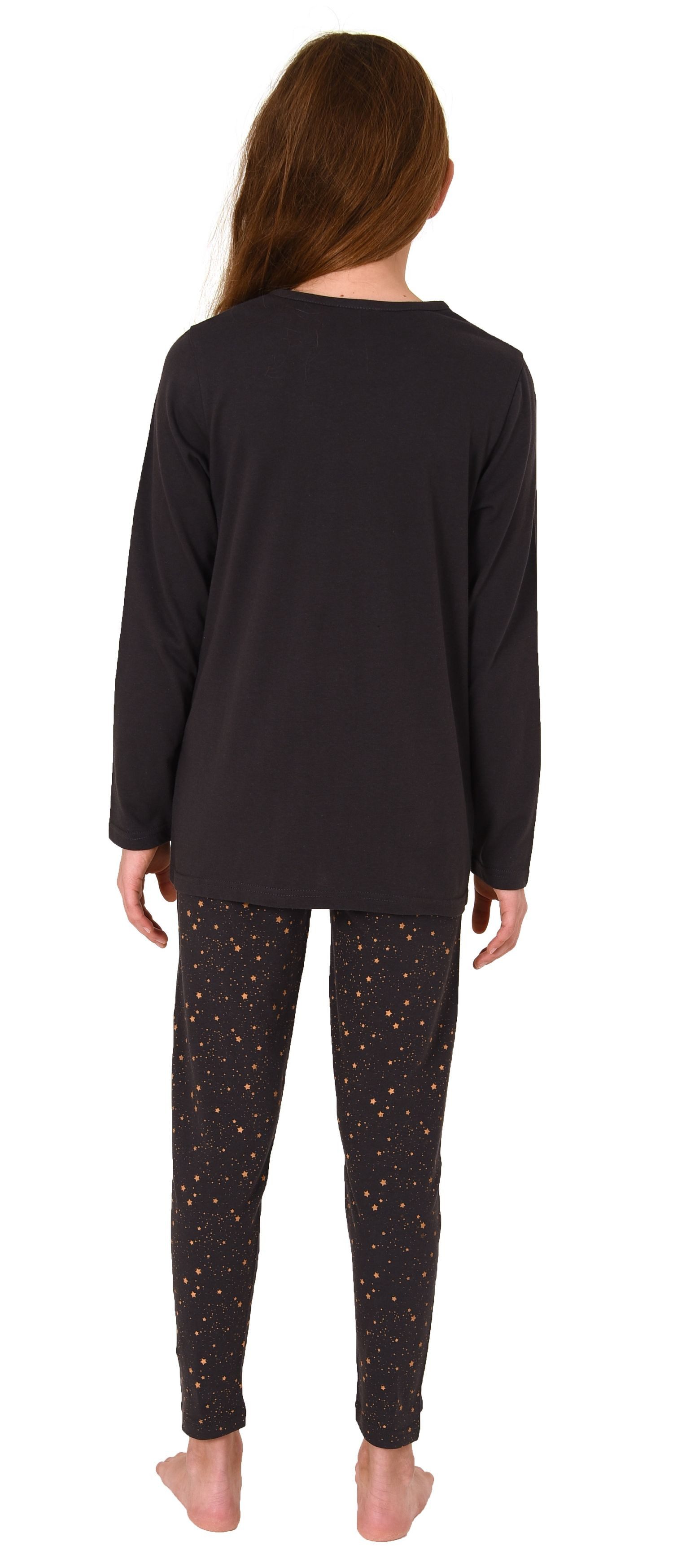 Normann Pyjama Schöner Mädchen Schlafanzug, langärmliger Pyjama mit süßem Motiv