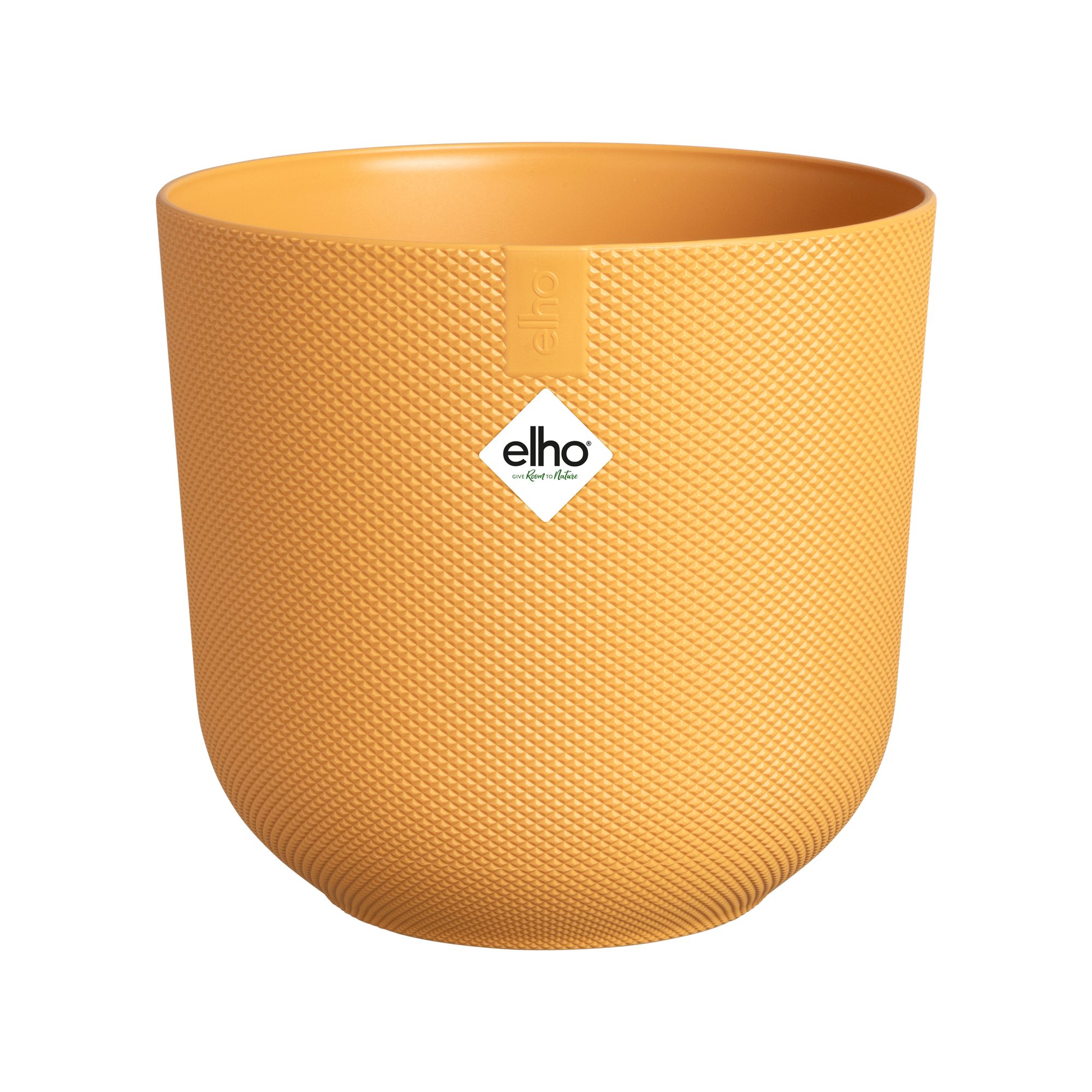 Florora Blumentopf Elho Jazz Rund - Blumentopf Ambergelb - D26 x H24