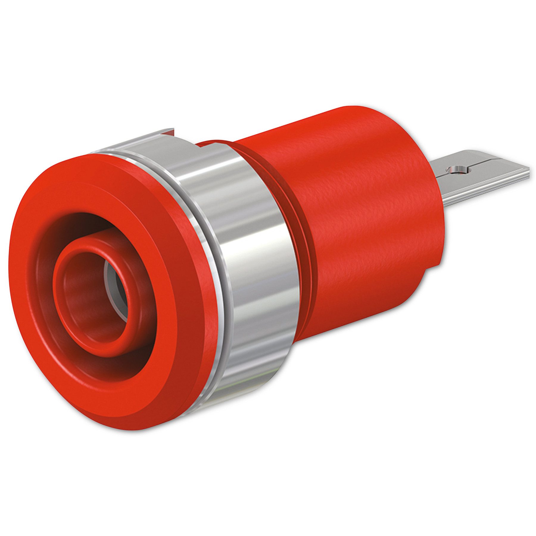 Klemmen STÄUBLI Sicherheitsbuchse, 23.3070-22, 4 mm, rot