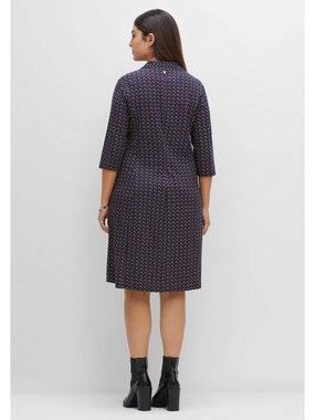 Sheego Jerseykleid Große Größen in Hemdblusen-Stil, leicht elastisch