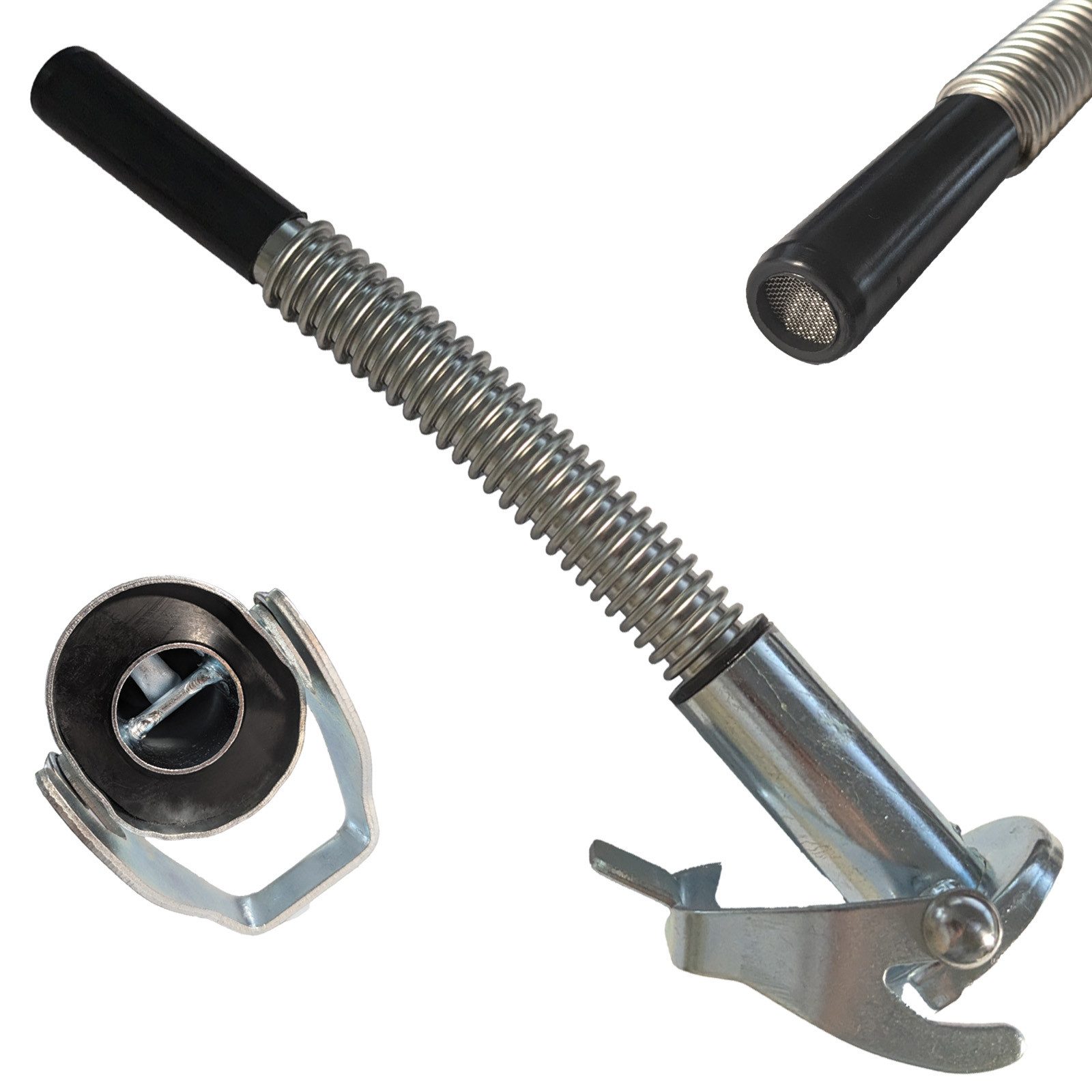 Kanister Ausgießer flexibel mit Sieb für Metallkanister Jerrycanverschluss