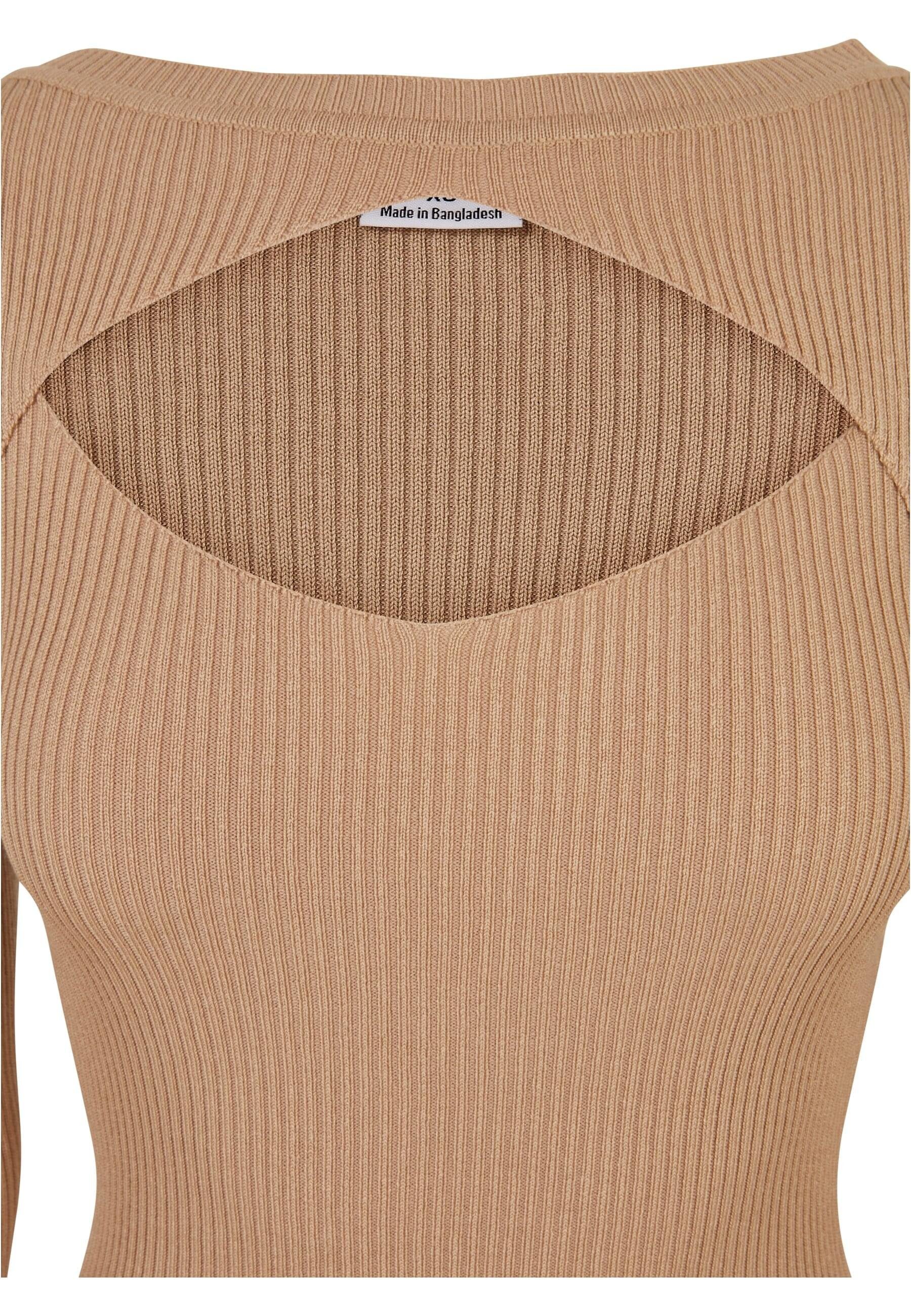 URBAN CLASSICS Shirt Dress Urban Classics Women's Ladies Cut Out Dress (1-piece)