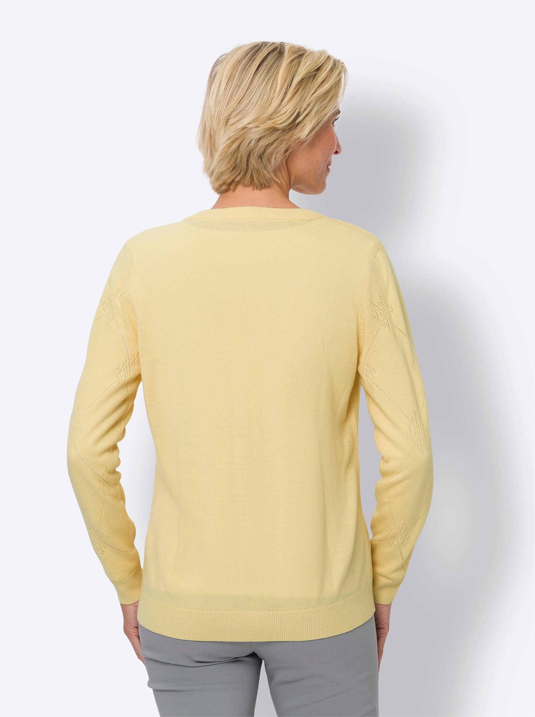 Sieh an! Strickjacke Ajourstrickjacke . günstig online kaufen