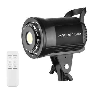 Andoer Videoleuchte LM60W LED-Fülllicht für Fotografie, 60 W, 5600 K, Dimmbar