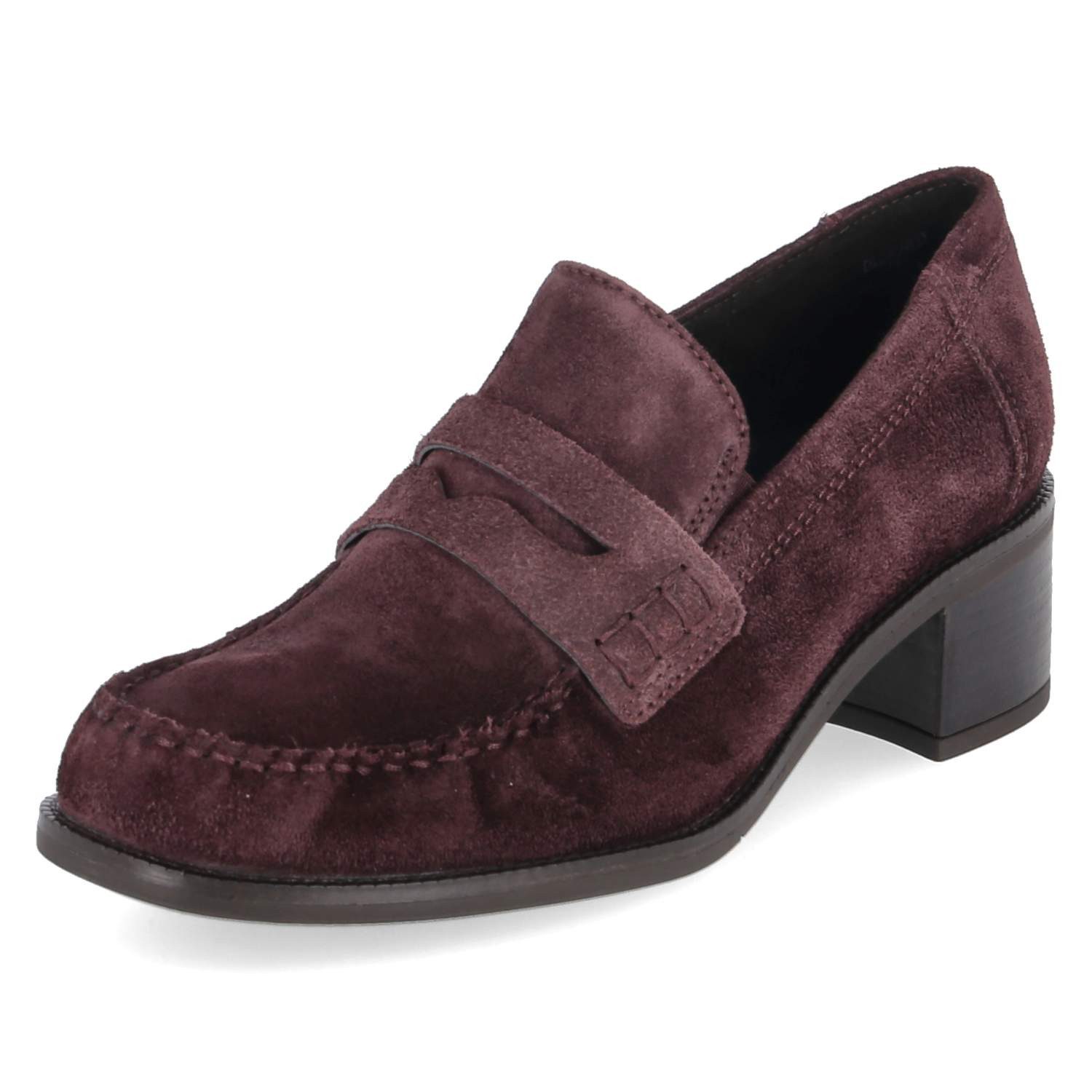 Paul Green Paul Green Hochfrontpumps / Trotteur 1260-004 Damen Rauleder red Slipper – Bild 2 von 5