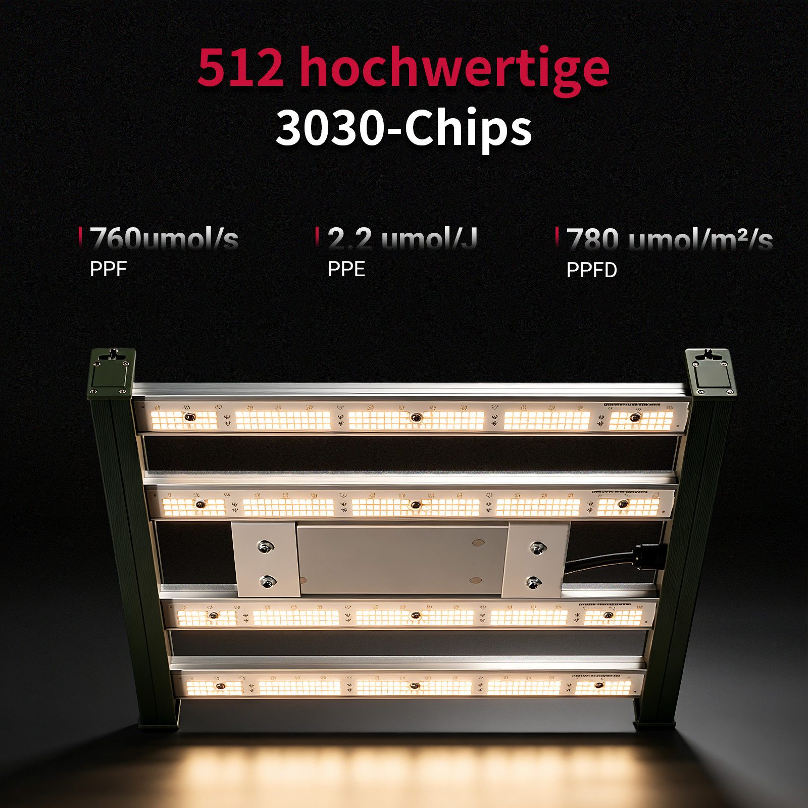 CannoBox Pflanzenlampe Pflanzenlampe GrowLampe LED Light UV+IR Growzelt, LED fest integriert