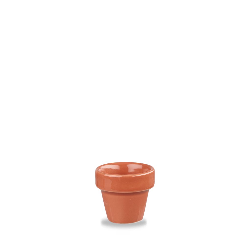 Schale Super Vitrified Paprika Blumentopf 5,5cm/5,7cl, 12 Stück