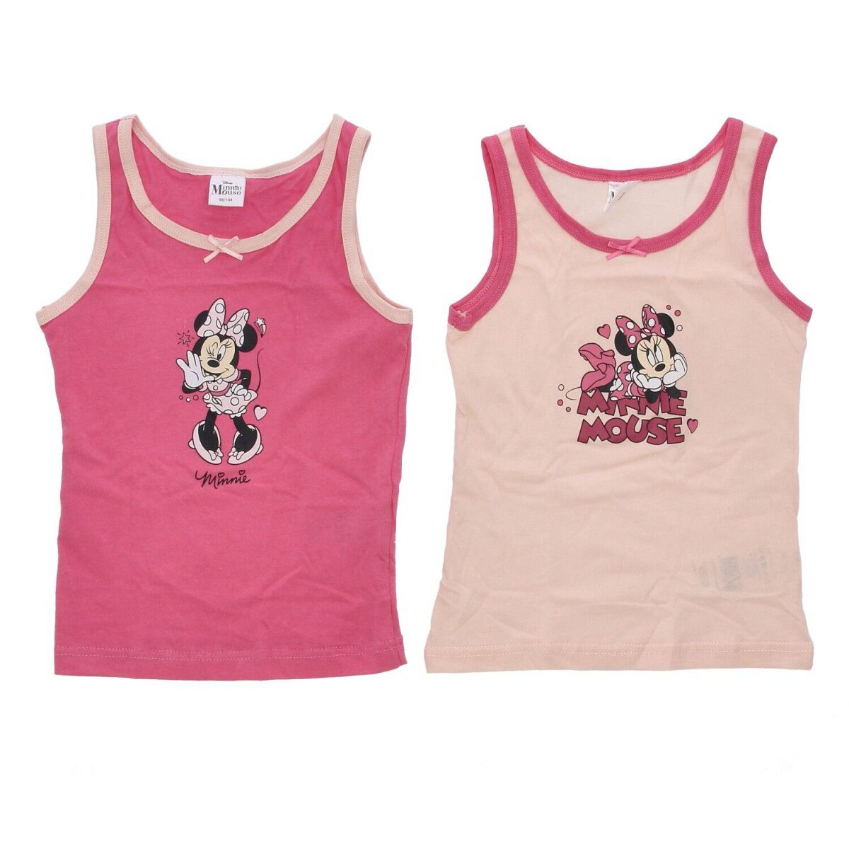 Disney Unterhemd Minnie Mouse Unterhemden Kinder – 2er-Pack