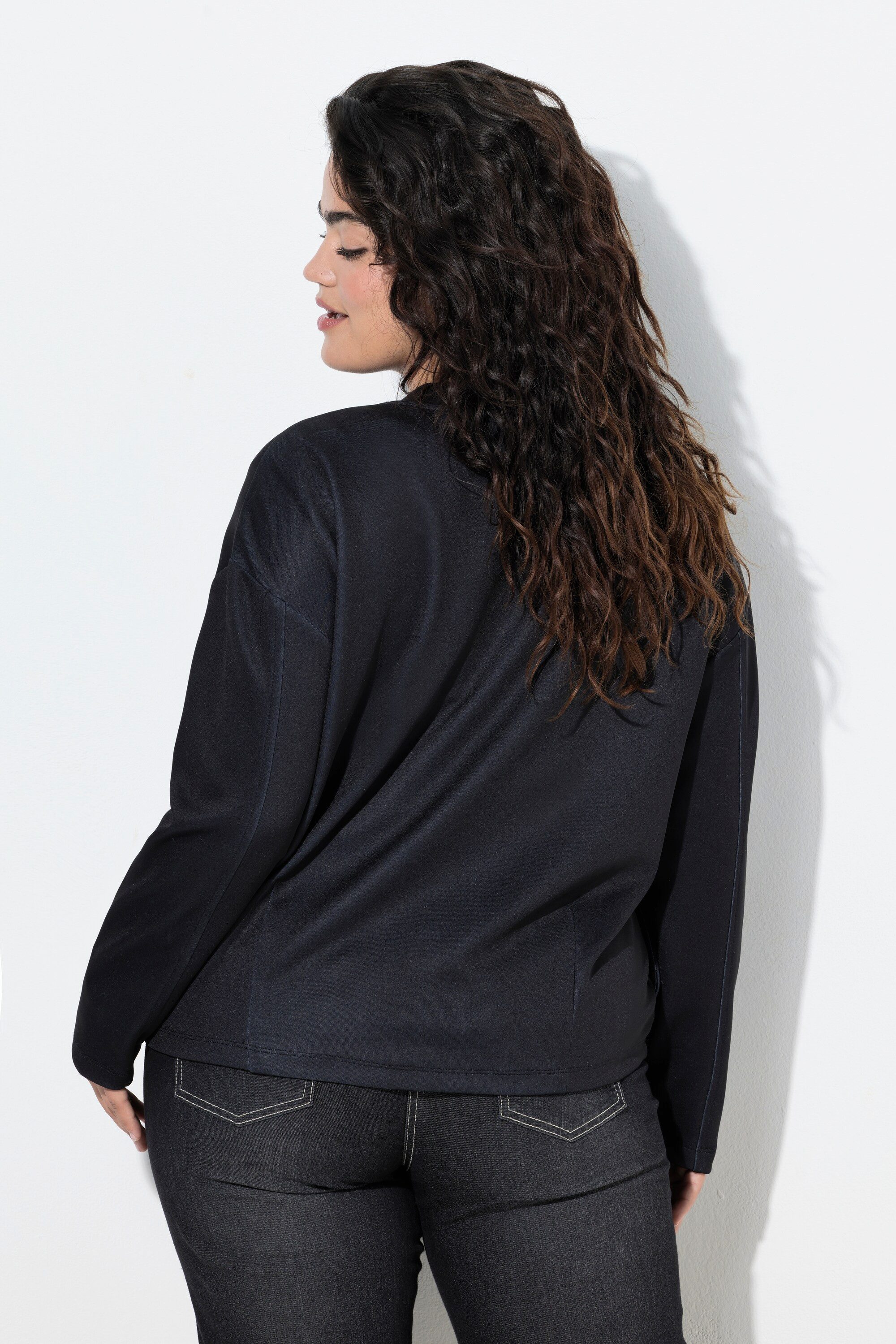 Angel of Style Sommerjacke College-Jacke leicht oversized Prints