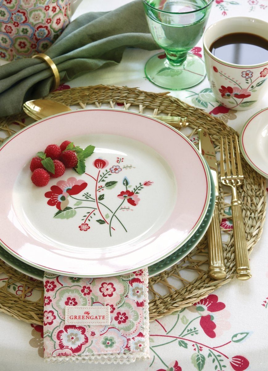 Greengate Zuckerdose Selma Zuckerdose pale pink 10 cm, Steinzeug
