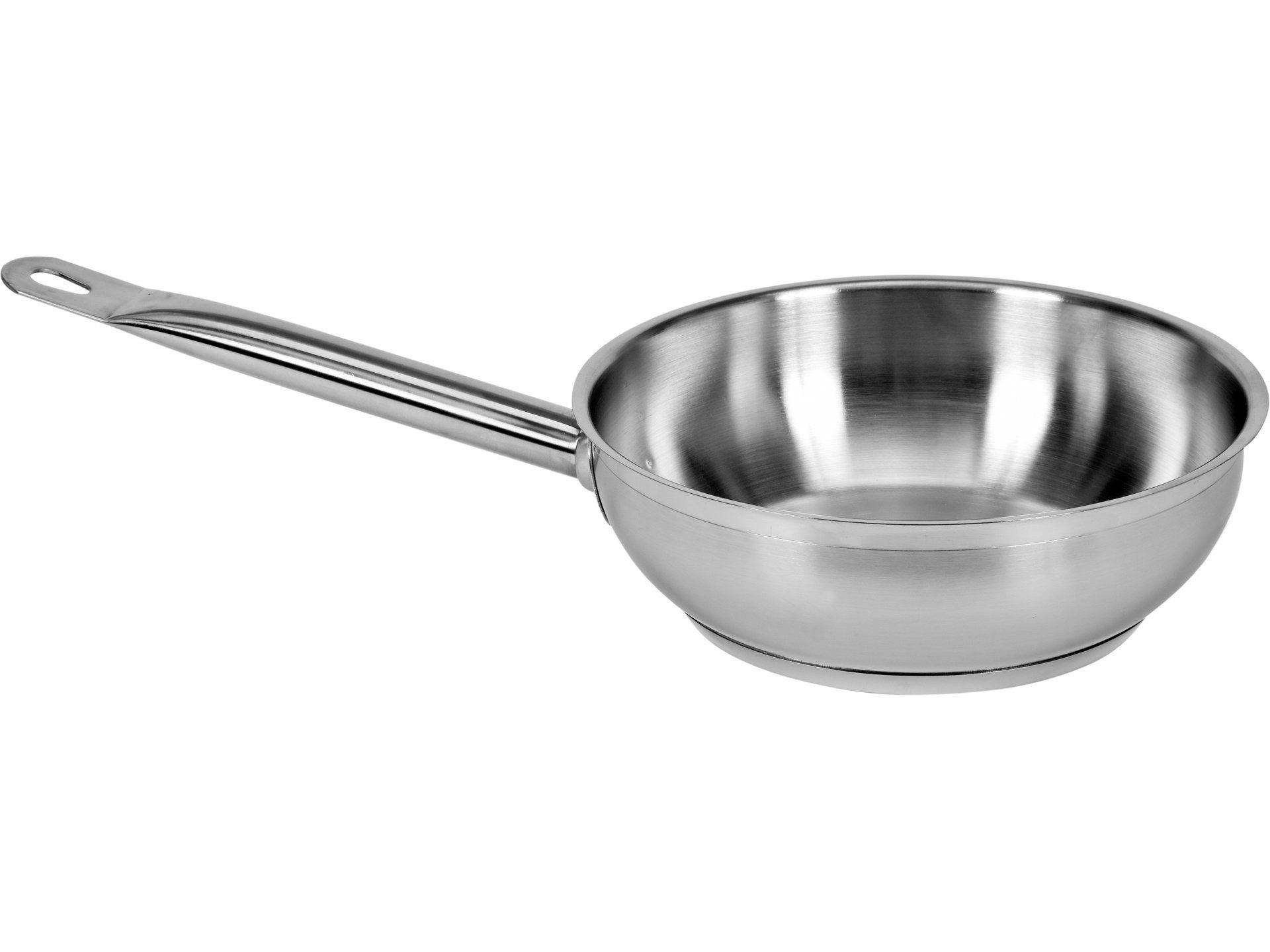 TRIZERATOP Kochtopf RONDEL DO SOSÓW SS 20CM 2L, (Professioneller Saucen-Kochtopf aus Edelstahl 21/0, 20 cm, 2 l, Professioneller Saucen-Kochtopf aus Edelstahl 21/0, 20 cm, 2 l), satiniert