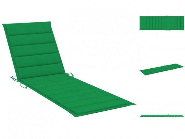 vidaXL Polsterauflage »Sonnenliegen-Auflage Grün 200x60x3 cm Stoff«