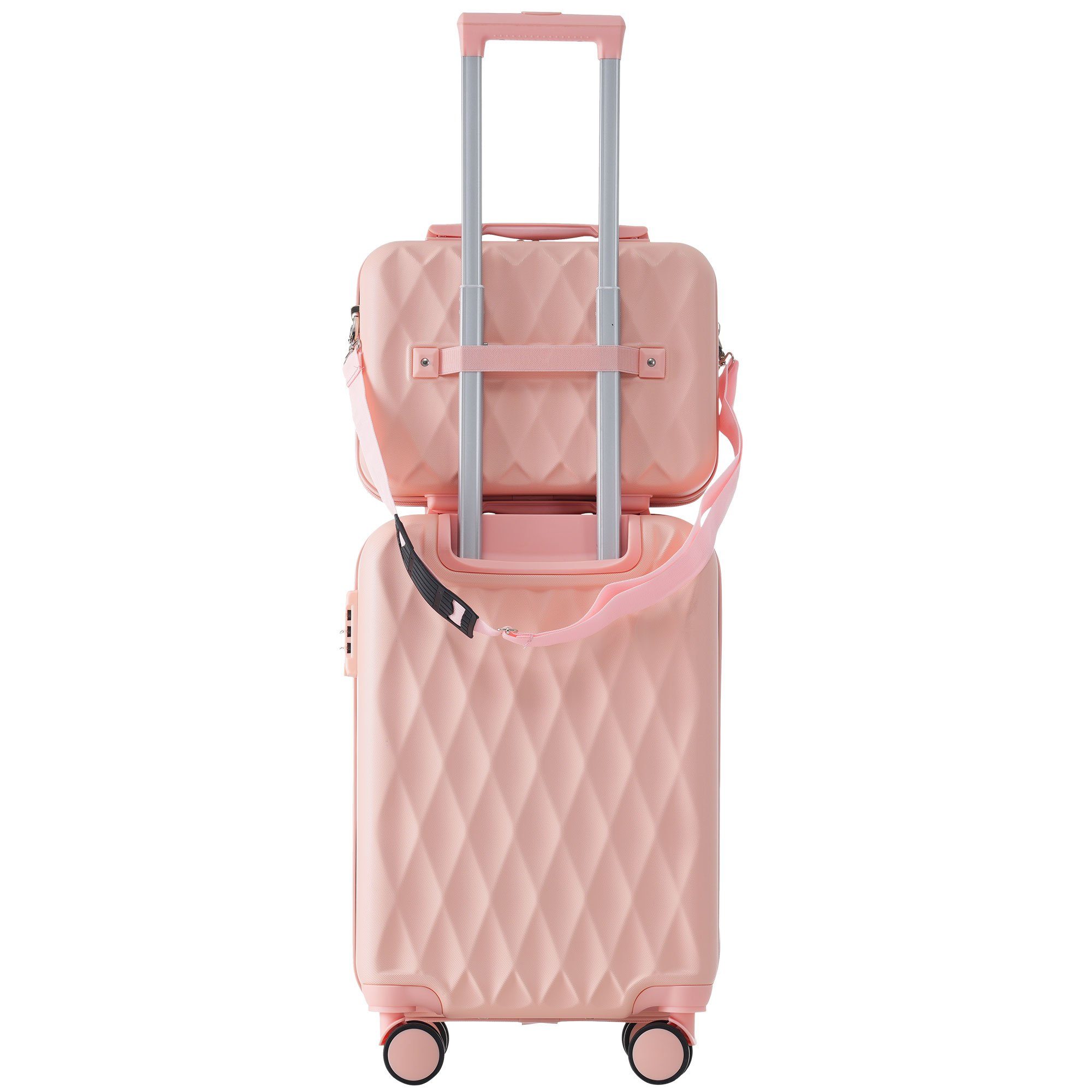 OKWISH Hartschalen-Trolley Kofferset, ABS-Material TSA Zollschloss günstig online kaufen