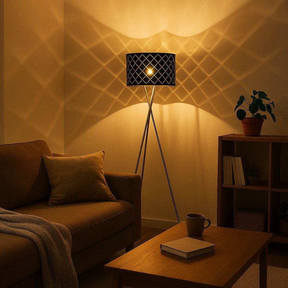 GLOBO LIGHTING LED Stehlampe, Leuchtmittel inklusive, Warmweiß, Steh Lampe günstig online kaufen