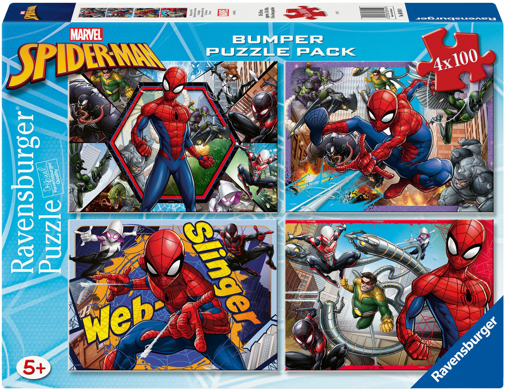 Ravensburger Puzzle Spider-Man, Rettung in der Not, 400 Puzzleteile, Made in Europe