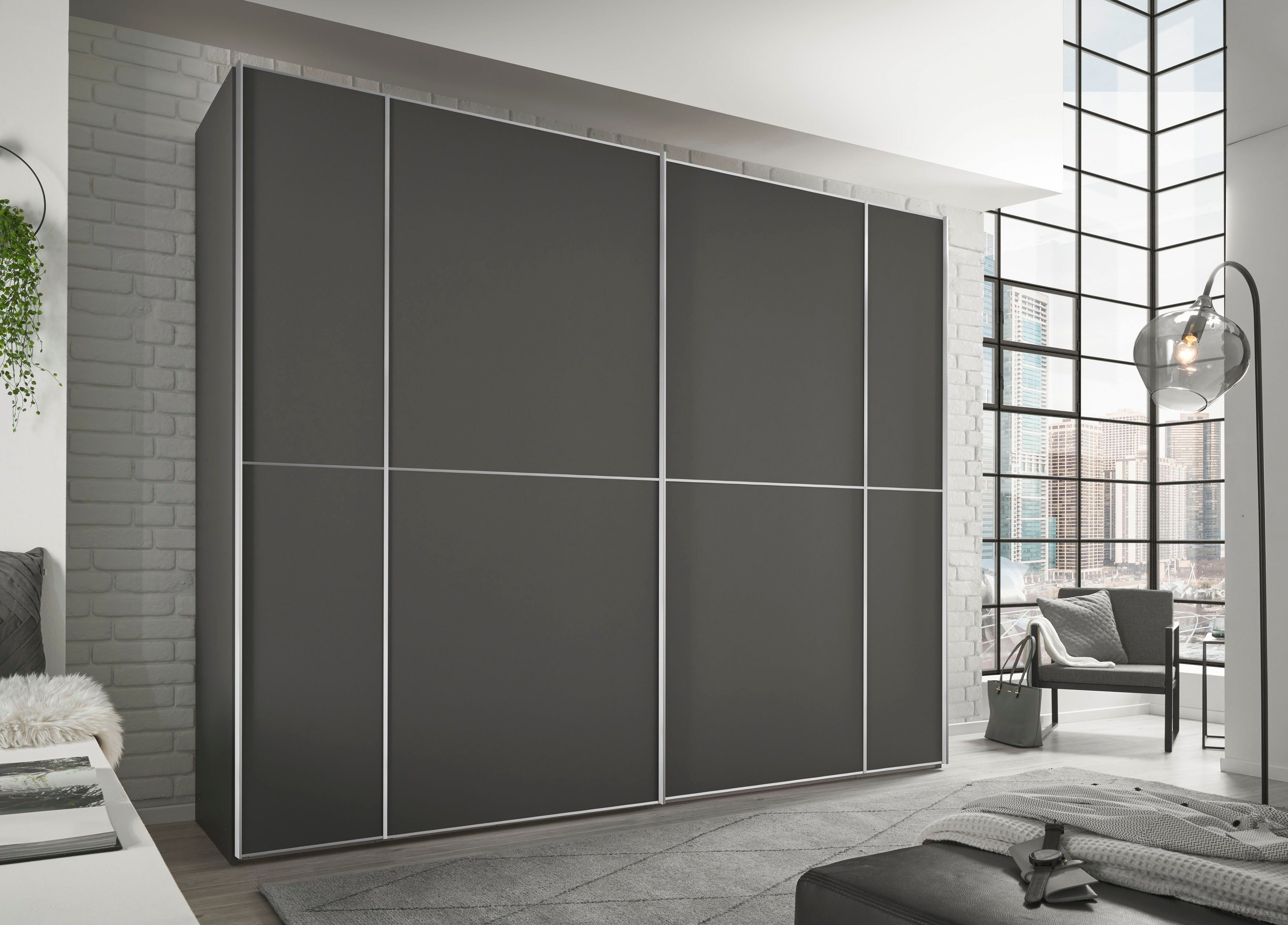 STAUD Schwebetürenschrank Sonett 200, Made in Germany mit vier verschiedenen Ausstattungsvarianten