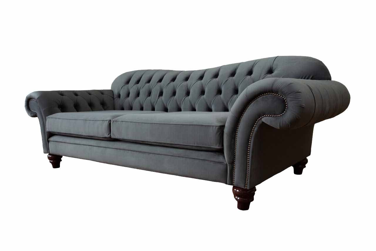 JVmoebel Chesterfield-Sofa, Sofa Dreisitzer Klassisch Design Chesterfield Wohnzimmer Sofas